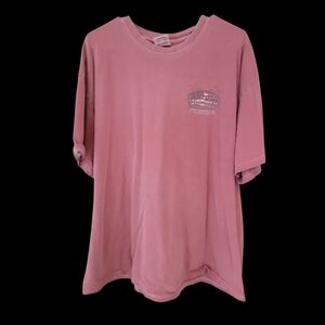 Comfort Colors Red and Blue Short Sleeve Tee